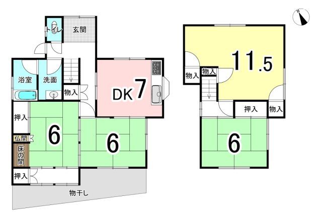 4DK Detached House for Sale in Wakayama City - 85.73m2 - Thumbnail 3
