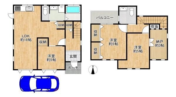 3LDK South-Facing House for Sale in Higashiosaka, Osaka - Thumbnail 2