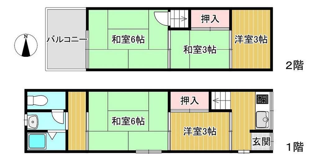 4DK Wooden House for Sale in Higashi-Osaka, Osaka - Thumbnail 2