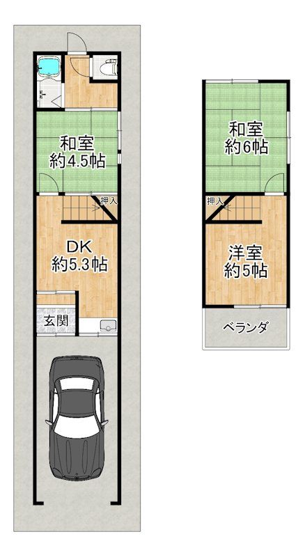 3DK Wooden House for Sale in Sutta City, Osaka - 2980000 Yen - Main Image