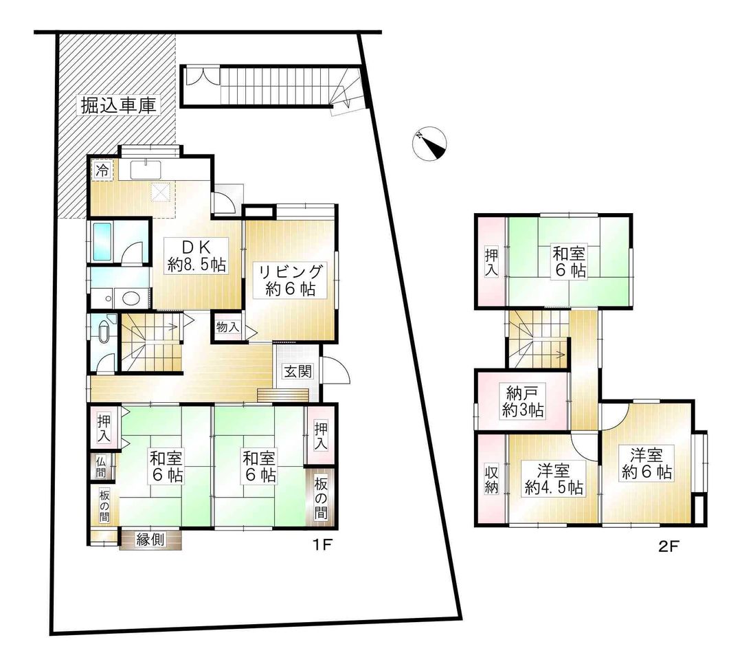 5SLDK Detached House for Sale in Kashihara, Nara | 121.92 sqm - Thumbnail 4
