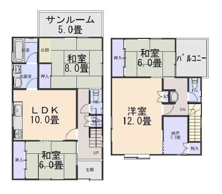 4LDK House for Sale in Kinokawa, Wakayama - 110.96 sqm - Main Image