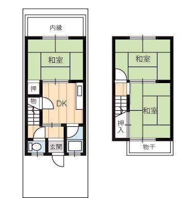 3DK House for Sale in Kameoka, Kyoto - 49.24 sqm - Thumbnail 2