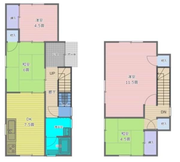 4DK House for Sale in Umebara, Wakayama City - 83.89 sqm - Thumbnail 4
