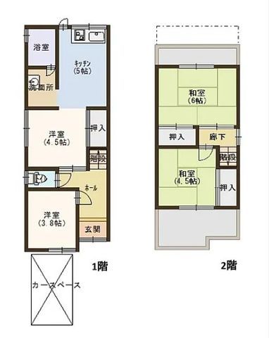 4DK House for Sale in Matsubara City, Osaka - 62 sqm - Thumbnail 4