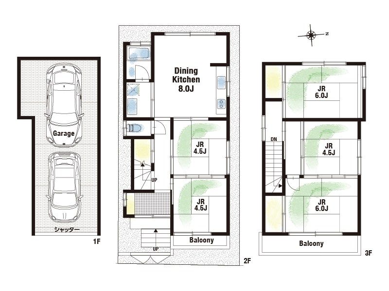 5DK Family Home with 2 Parking Spaces in Ikeda City, Osaka - Thumbnail 3