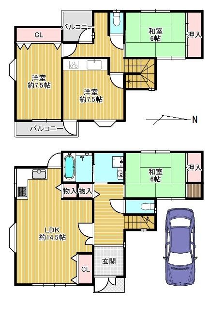 4LDK Wooden House for Sale near Katanoshi Station, Katano - Thumbnail 3