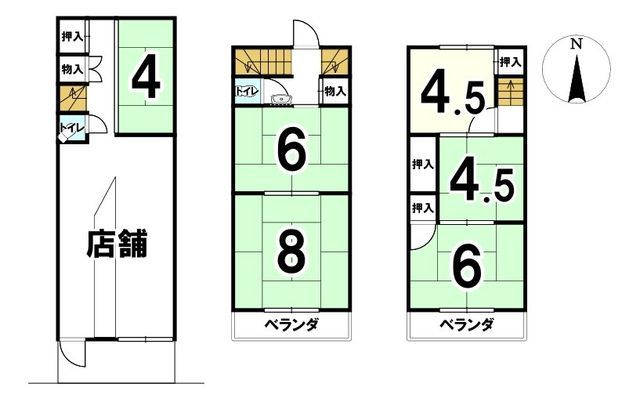 6K Shop-House in Fushimi-ku, Kyoto City Near Momoyama-Minamiguchi Station - Thumbnail 2
