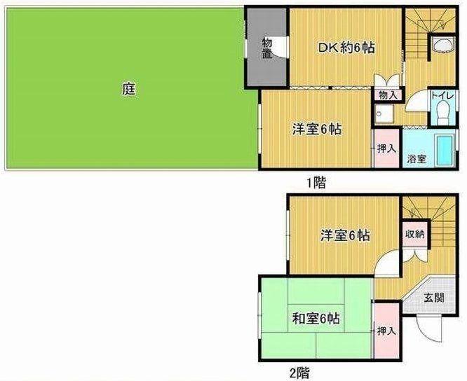 3DK Terrace House for Sale in Ibaraki, Osaka - 60.19 sqm - Thumbnail 3