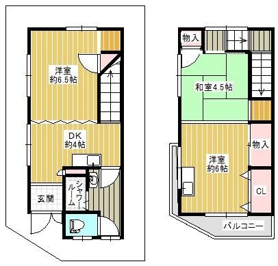 3DK Used House in Osaka City Ikuno Ward for 14.88 Million Yen - Thumbnail 2