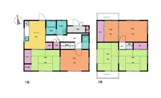 6DK Vacant House for Sale in Wakayama City, 72.86 sqm - Thumbnail 2