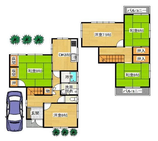 5DK Detached House for Sale near Egano-sho Station, Habikino - Thumbnail 4