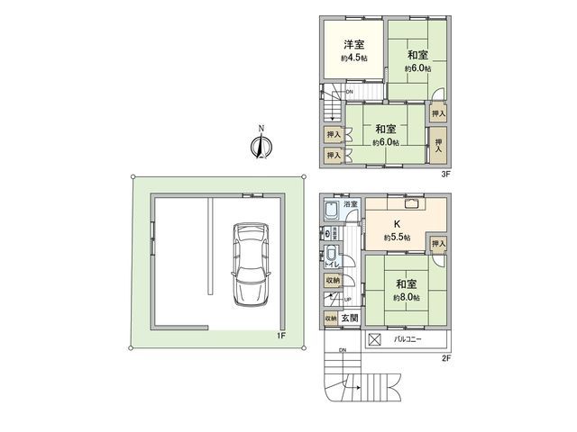 Used Townhouse for Sale in Daito City, Osaka - 4K, 103.63 sqm - Thumbnail 3