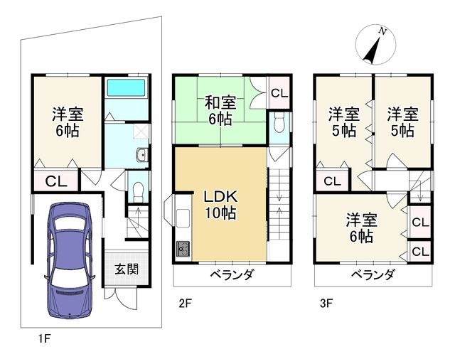 5LDK House for Sale in Neyagawa, Osaka - 100.6 sqm - Thumbnail 2