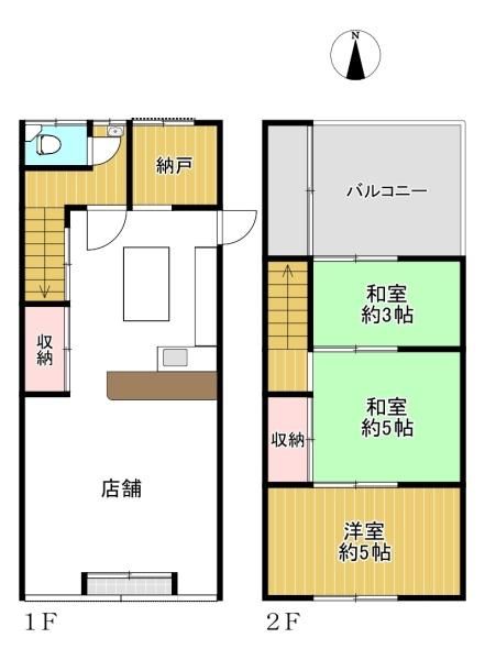 Shop-Attached Terrace House for Sale in Higashisumiyoshi, Osaka - Thumbnail 2
