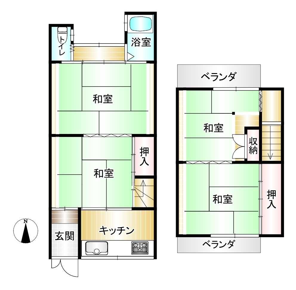 Terraced House for Sale in Sumiyoshi-ku, Osaka - 4K, 53.78㎡ - Thumbnail 4