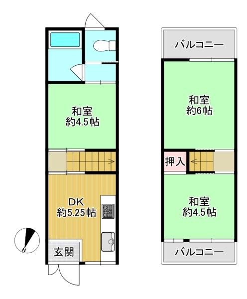 5.8M Yen Investment House in Daito, Osaka with 6% Yield - Thumbnail 2