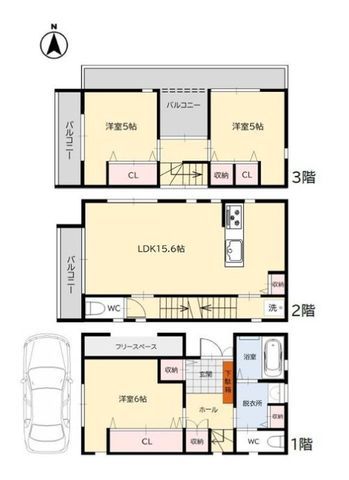 3LDK Corner Lot House for Sale in Sakai Mihara Ward, Osaka - Thumbnail 3