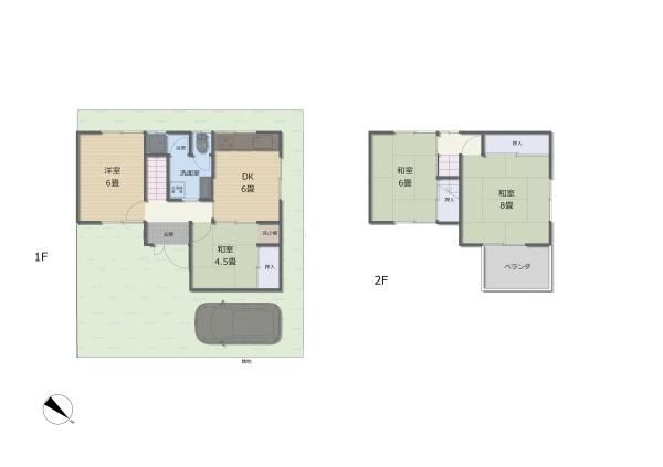 4DK Used Terraced House in Kyotanabe, Kyoto for 5.98 Million Yen - Thumbnail 3