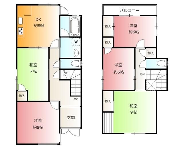 5DK Detached House in Hirakata, Osaka - 108.46 sqm, 32.6 Tsubo Land - Thumbnail 4