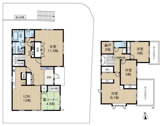 4LDK Detached House for Sale in Katano City, Osaka - Thumbnail 2