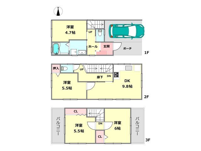 4LDK Detached House for Sale in Amagasaki, Hyogo - Thumbnail 3