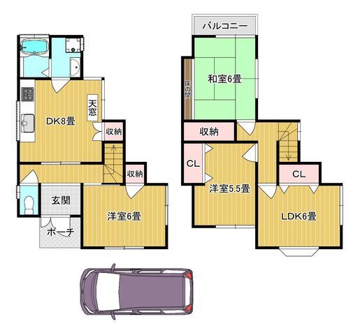 Renovated 4DK Terrace House for Sale in Kashiwara, Osaka - Thumbnail 3