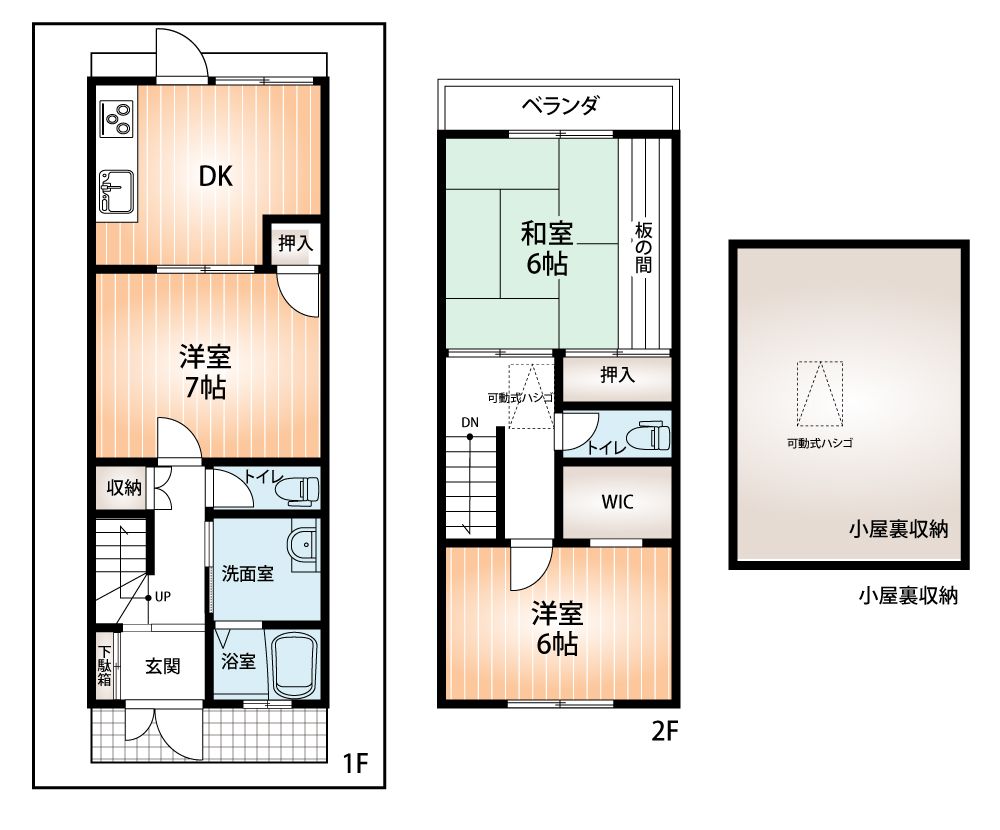 3DK Detached House for Sale Near Kanzakigawa Station, Osaka - Thumbnail 4
