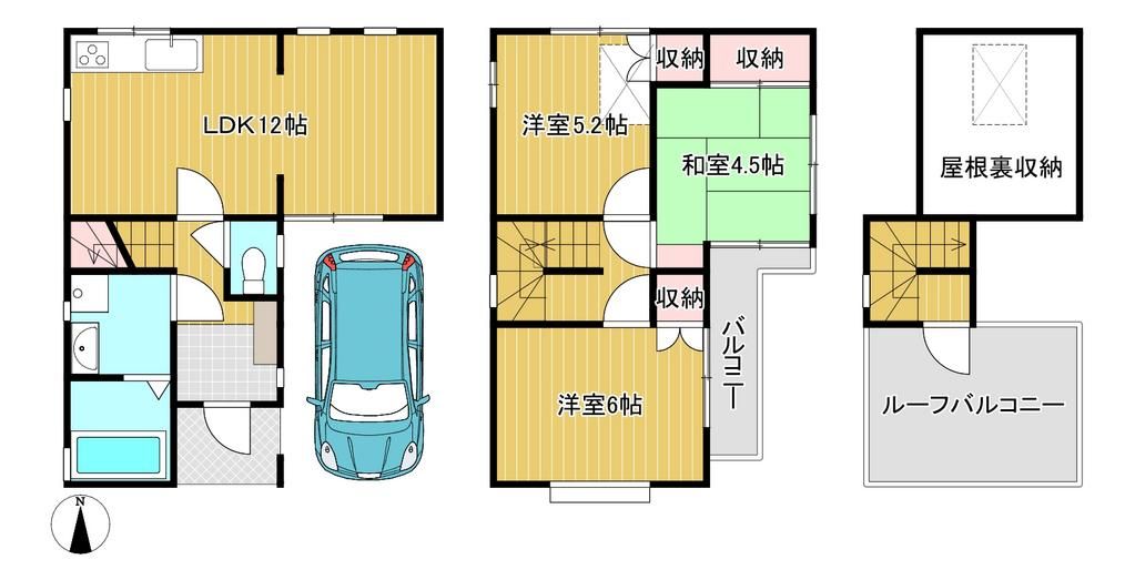 3LDK Detached House for Sale in Fujiidera, Osaka - Thumbnail 4