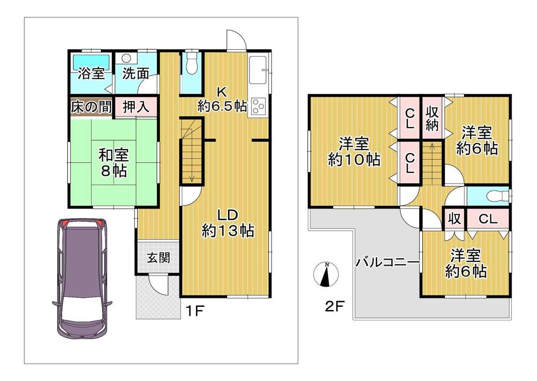 4LDK Detached House in Kanmaki Town, Nara - 128.55 sqm - Thumbnail 3