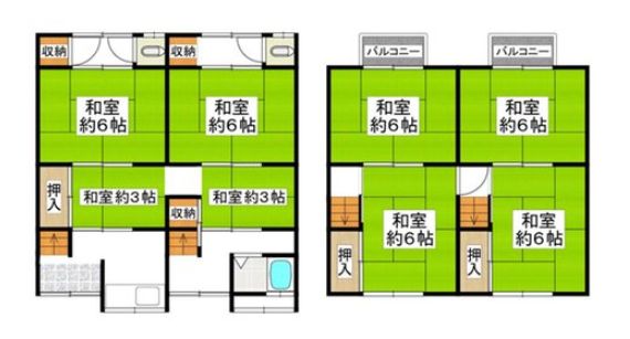 8K Terrace House for Sale in Higashiosaka, Osaka - 3 Train Lines - Thumbnail 4