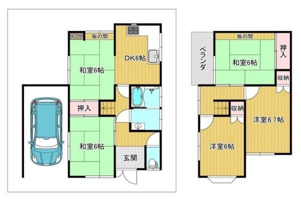 5DK Detached House for Sale in Kashiwara, Osaka - Thumbnail 2