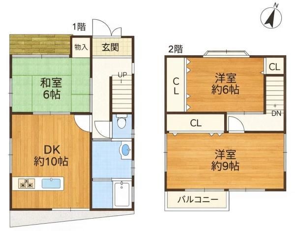 3DK Detached House for Sale in Uji, Kyoto - 75.33 sqm - Thumbnail 4