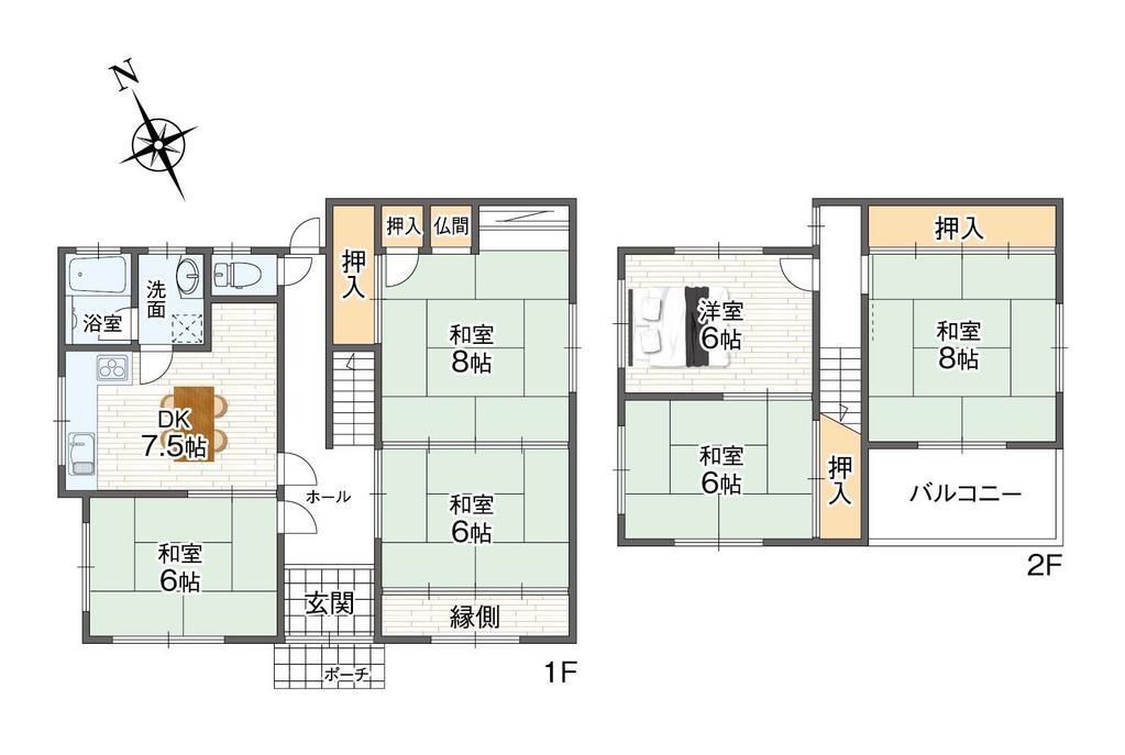 6DK House on Corner Lot in Yao City, Osaka - Thumbnail 4