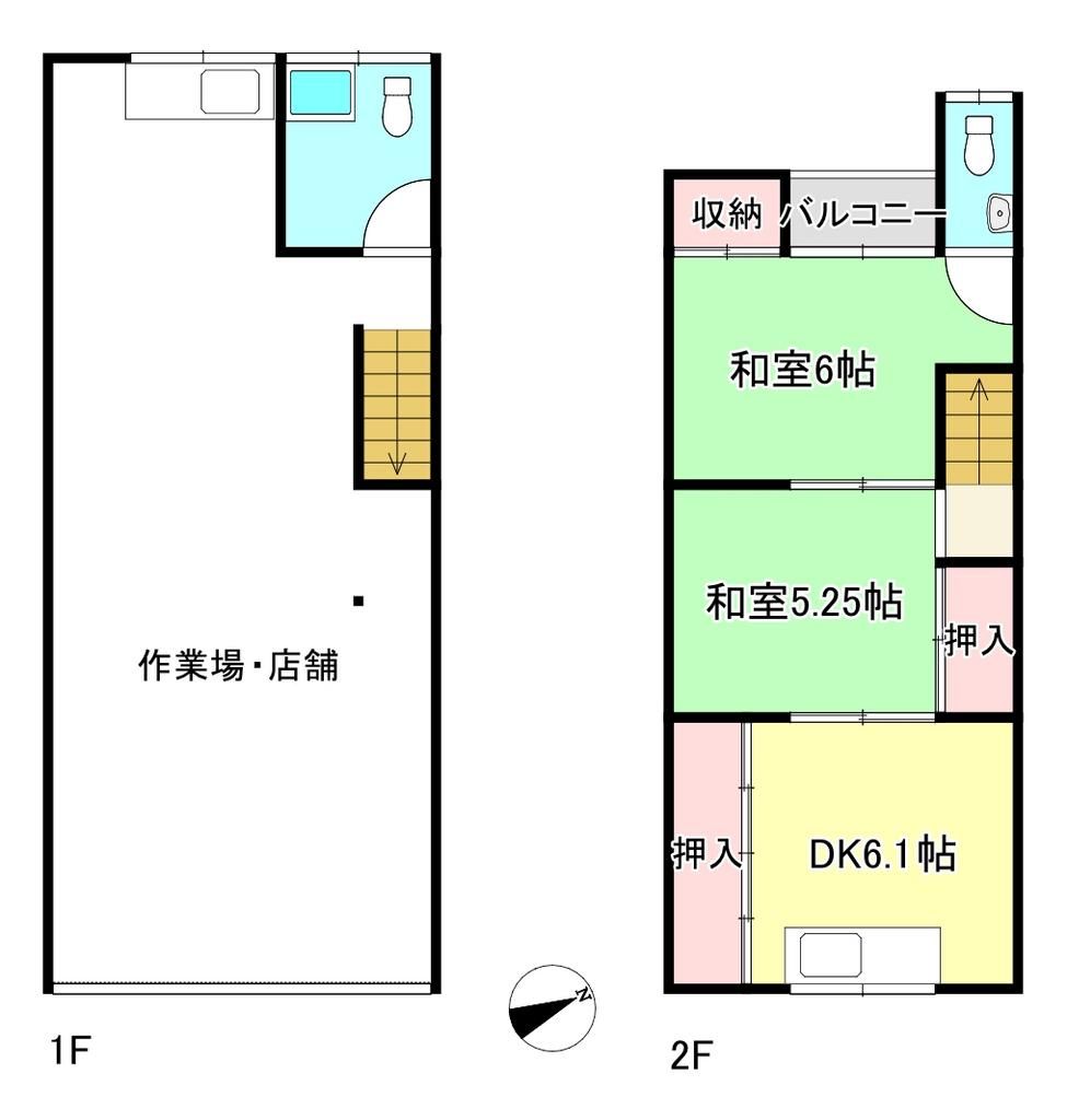 1925 Shop-Residence in Osaka Nishinari | 2SDK Near Kishinosato-Tamade Stn - Thumbnail 2