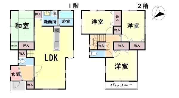 4LDK Detached House for Sale in Izumi City, Osaka - Thumbnail 2