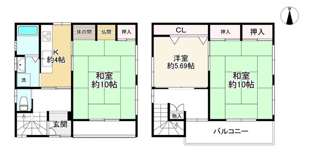 3K Used House for Sale in Matsubara, Osaka - 81.75 sqm - Thumbnail 4