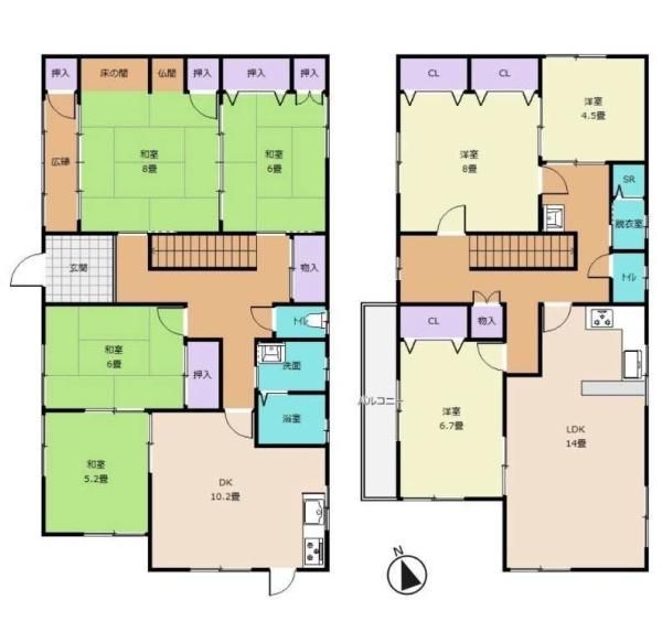 7DK House for Sale in Wakayama City, 181m2 - Thumbnail 2