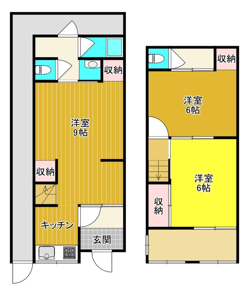 3LDK Terraced House for Sale near Furukawabashi Station, Kadoma - Thumbnail 4