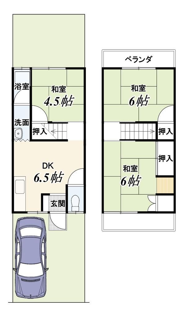 3DK House for Sale in Nagaokakyo, Kyoto - 55.14 sqm - Thumbnail 4