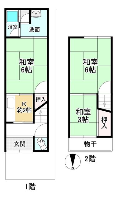 3K Terraced House for Sale near Nagaokatenjin Station, Nagaokakyo - Thumbnail 4
