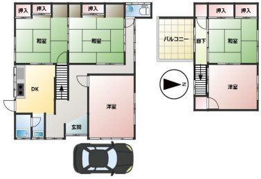 5DK Detached House for Sale in Matsubara, Osaka - Thumbnail 2