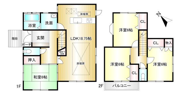 4LDK House for Sale in Kashihara, Nara - 103.5 sqm - Thumbnail 2