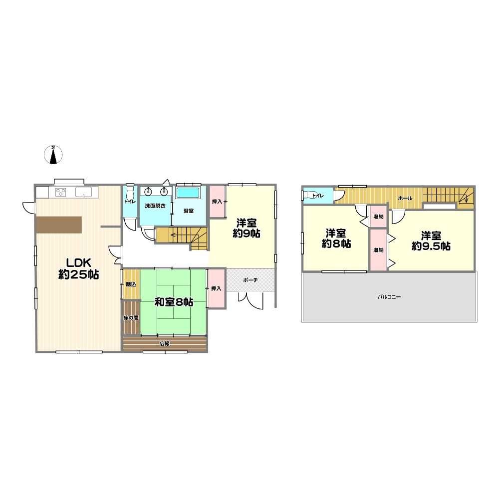 4LDK Used House in Sanda - 2,580万円 - Near Flower Town Station - Thumbnail 3
