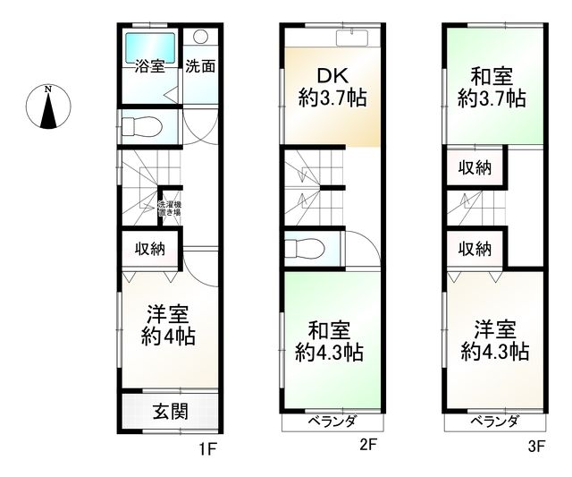 4DK Terraced House for Sale near Shimamoto Station, Osaka - Thumbnail 2