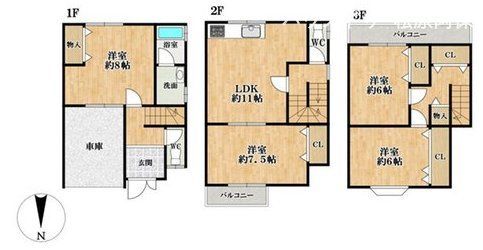4LDK House for Sale in Matsubara City, Osaka - Thumbnail 2