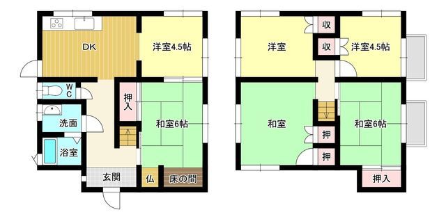 6DK Light Steel Frame House in Shimonoseki's Nagafu District - Thumbnail 2