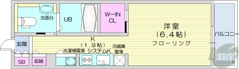 1K Apartment for Rent near Odori Park, Sapporo - Main Image