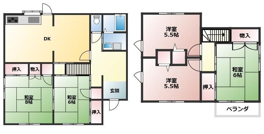 5DK Detached House in Iwade City, Wakayama Prefecture - Thumbnail 3