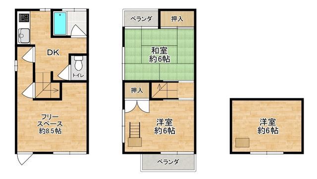 Used Detached House in Kadoma City, Osaka - 2LDK, 59.39 sqm - Thumbnail 2